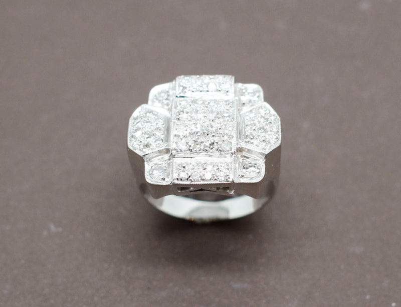 Bague Art Déco Diamants