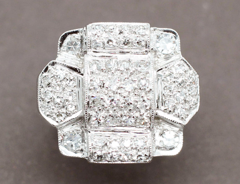 Bague Art Déco Diamants