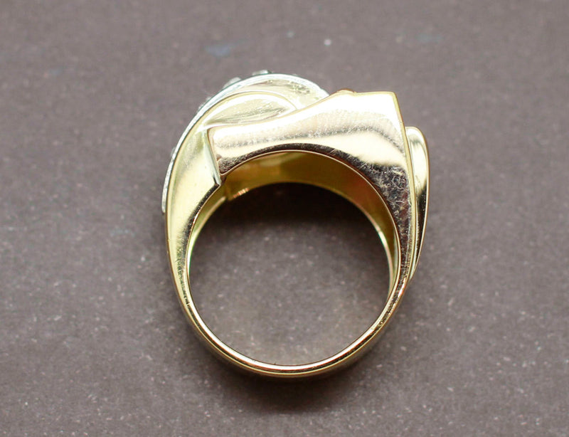 Bague Tank Or Diamants Verneuils