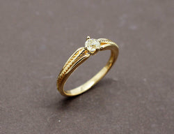 Solitaire Ancien Diamant XIXe