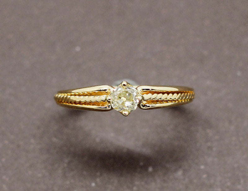 Solitaire Ancien Diamant XIXe