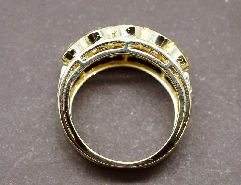 Bague Or Jaune et Diamants