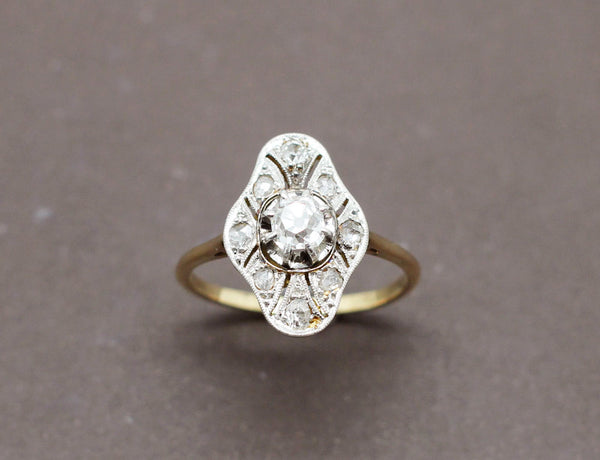 Bague Art Déco Diamants