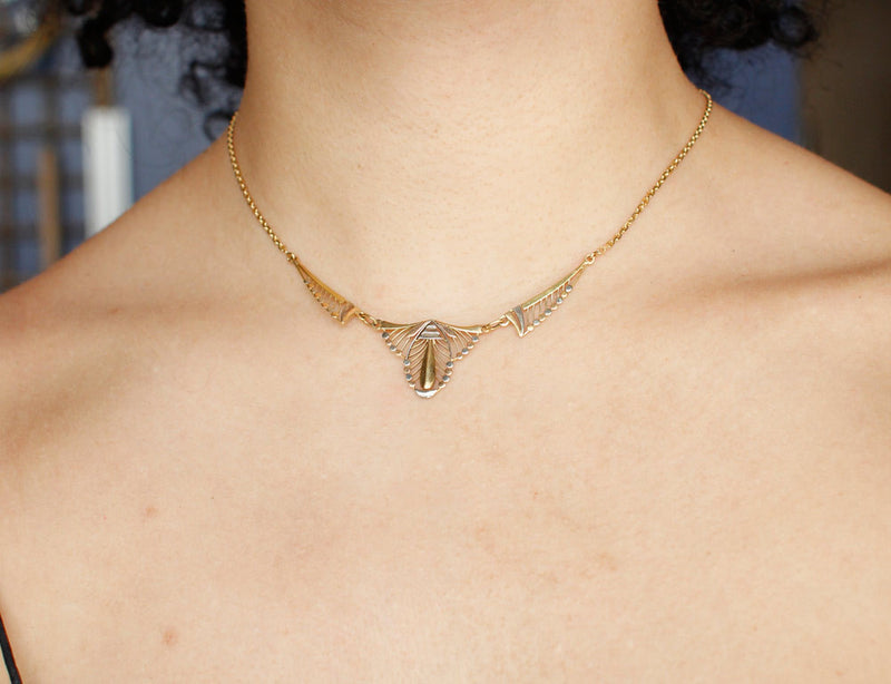 Collier Draperie Art Déco 3 Ors