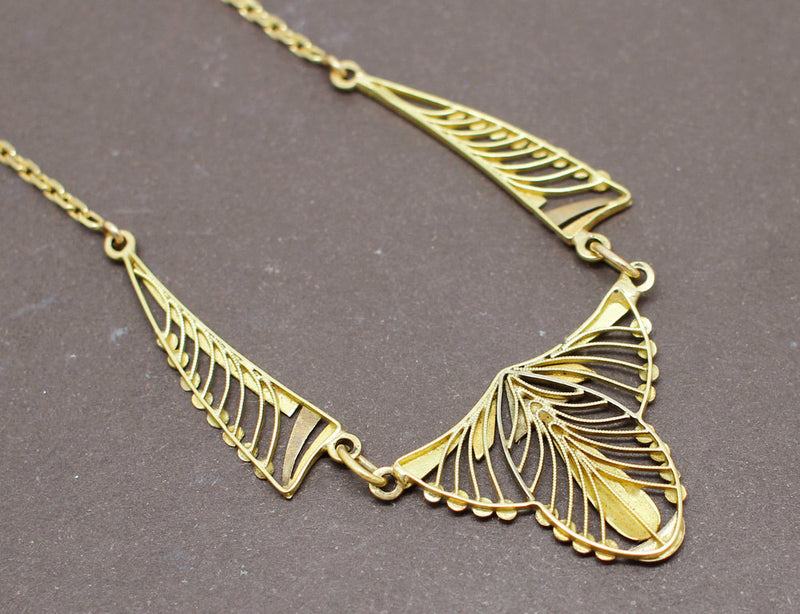 Collier Draperie Art Déco 3 Ors