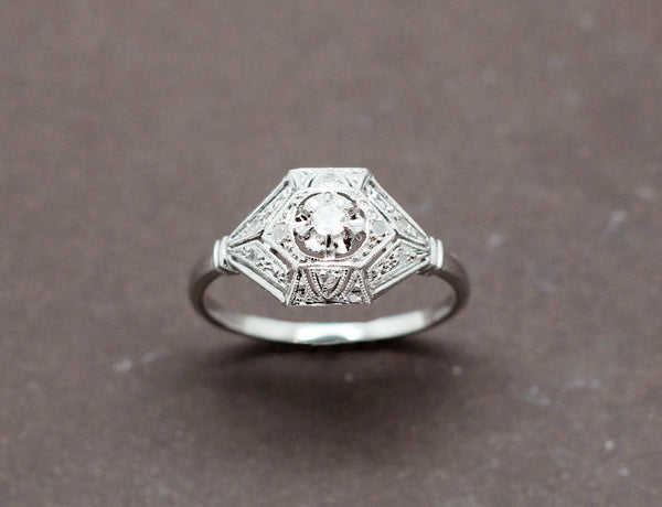Bague Art Déco Diamants
