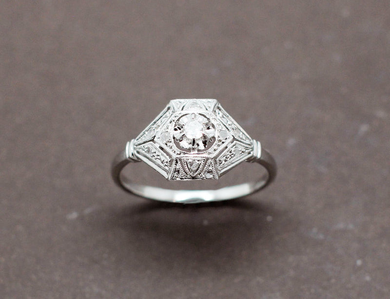 Bague Art Déco Diamants