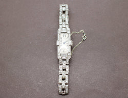 Bijou Montre  Art Déco Diamants
