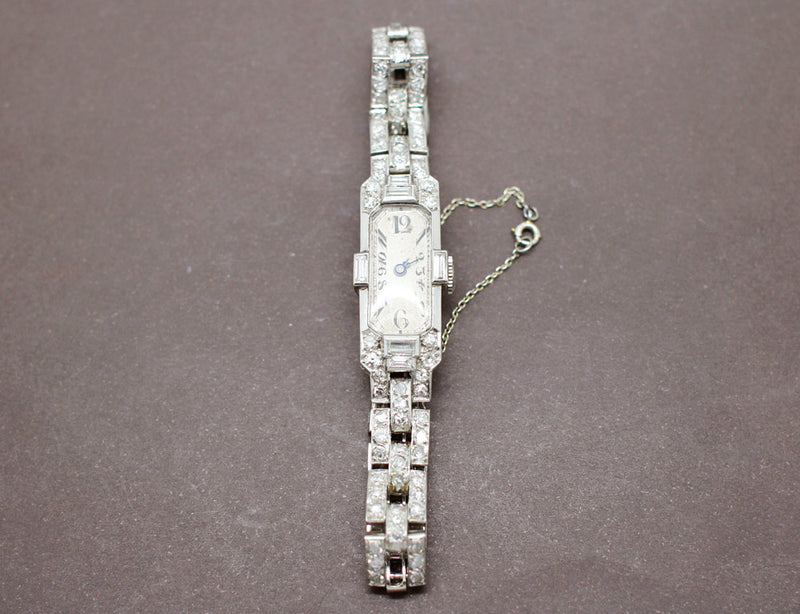 Bijou Montre  Art Déco Diamants