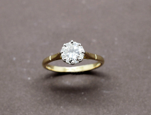 Solitaire Ancien Diamant