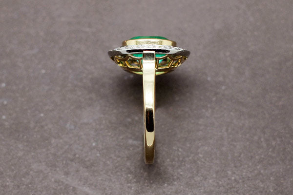 Bague Emeraude Diamants