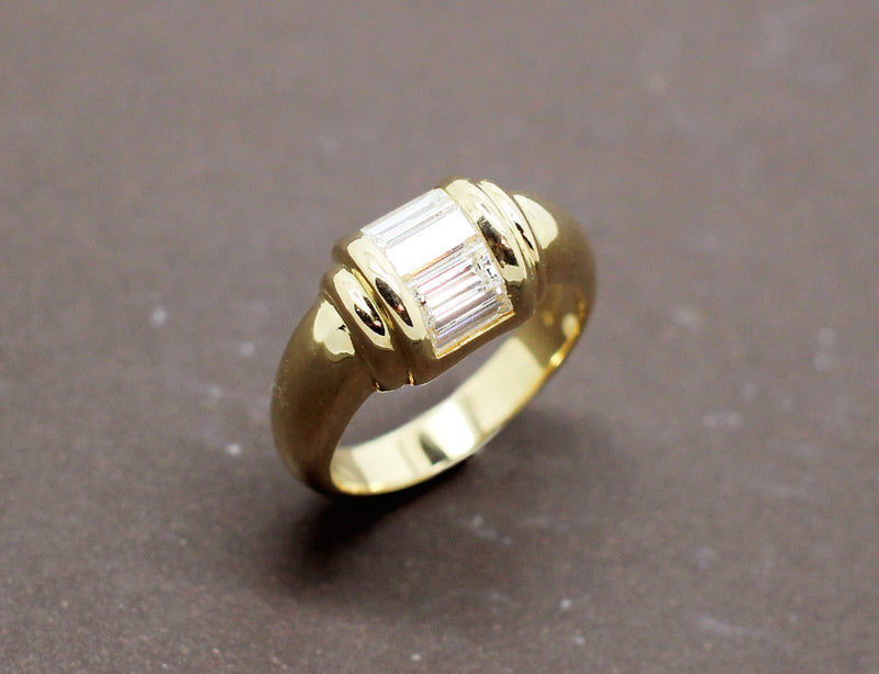 Bague Style Art Déco Diamants