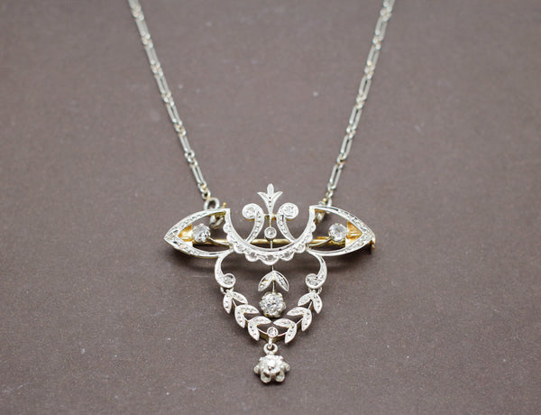 Broche / Pendentif 1900 Diamants