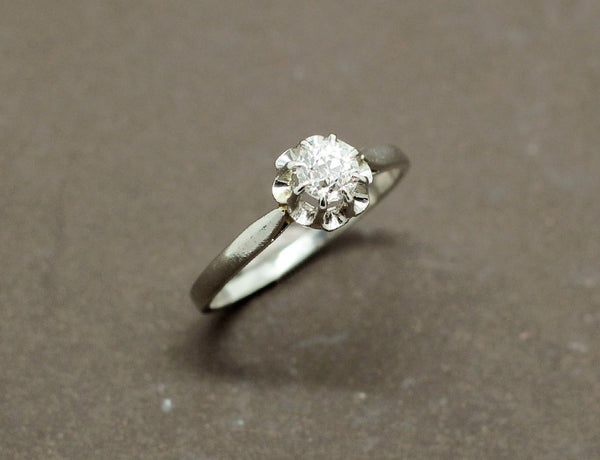 Solitaire Ancien Diamant