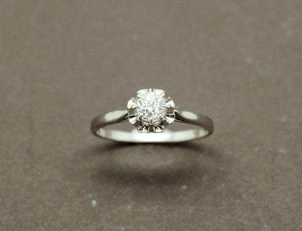 Solitaire Ancien Diamant