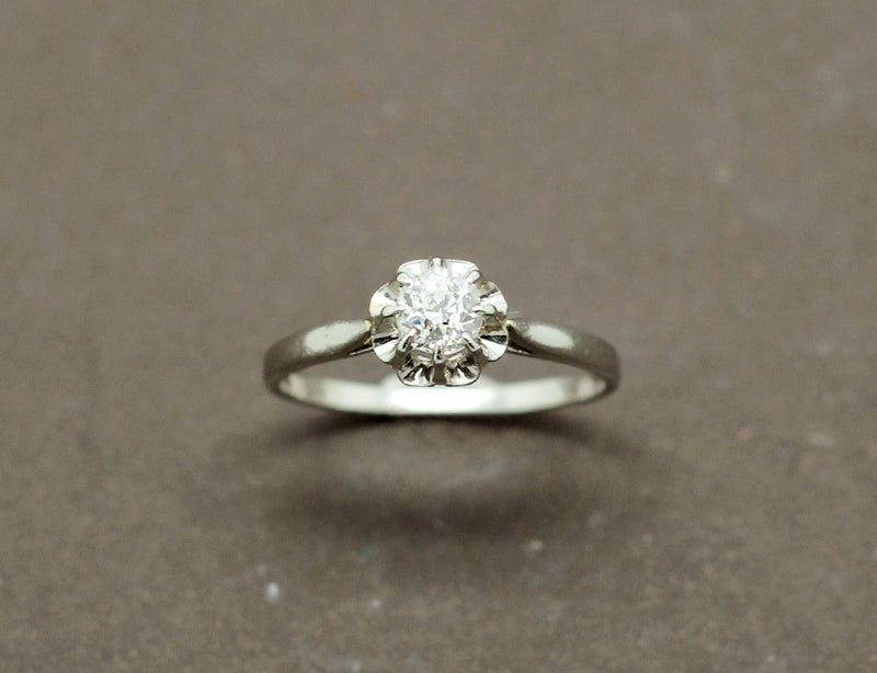 Solitaire Ancien Diamant