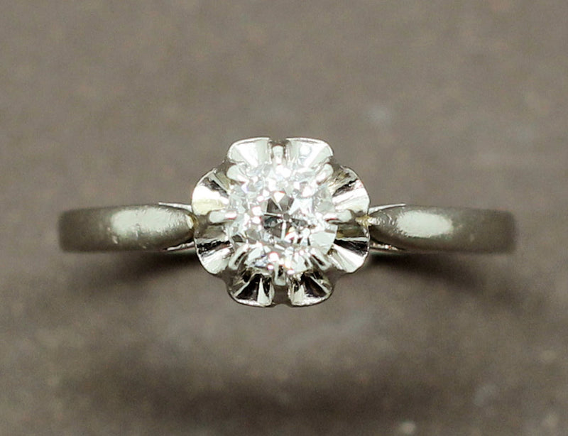 Solitaire Ancien Diamant