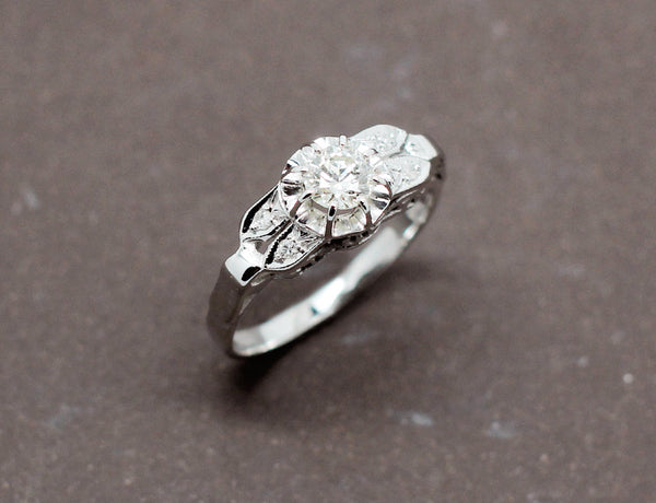 Bague Art Déco Diamants