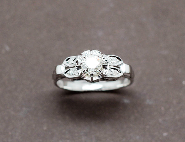 Bague Art Déco Diamants