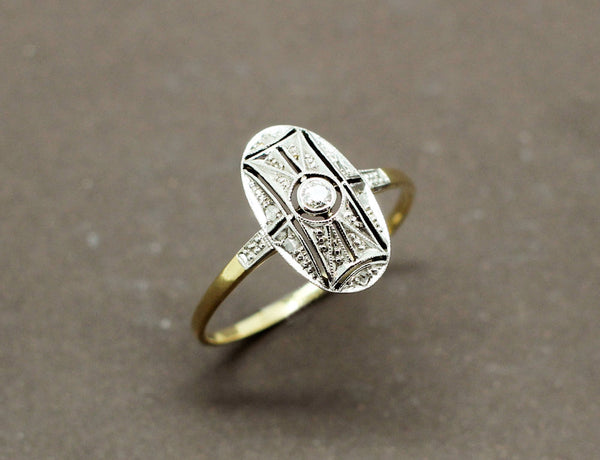 Bague Art Déco Diamants
