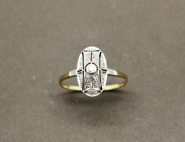 Bague Art Déco Diamants