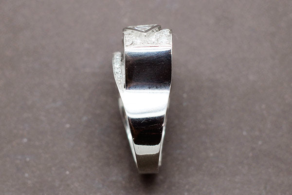 Bague Cocktail Art Déco Diamants