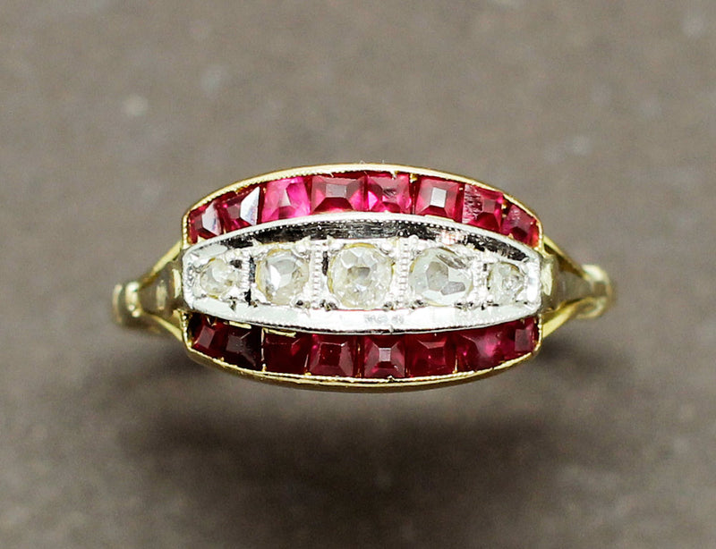 Bague Art Déco Verneuils Diamants
