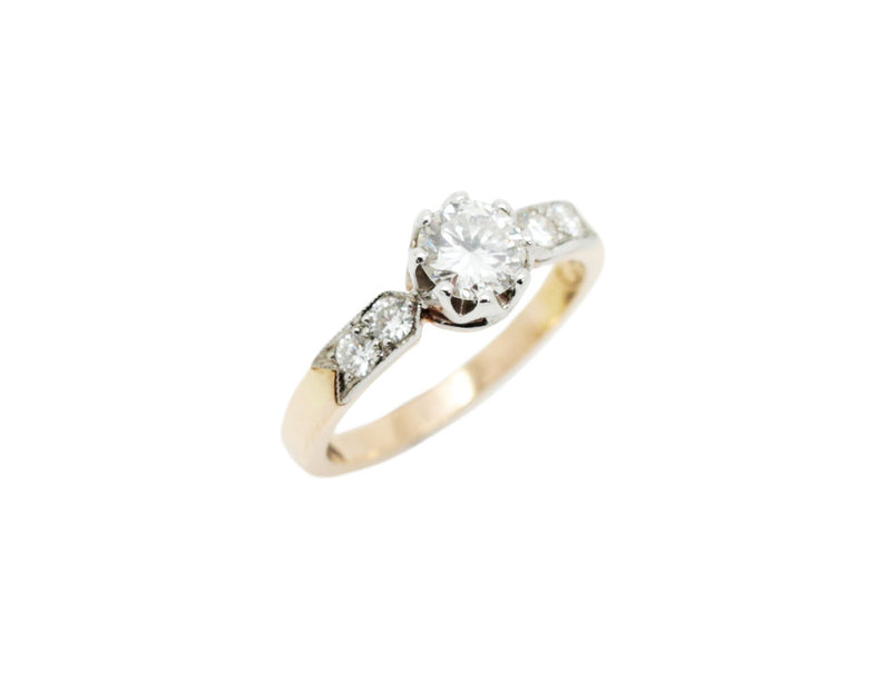 Bague Création Benoit Joaillier "Solitaire À l'Ancienne"
