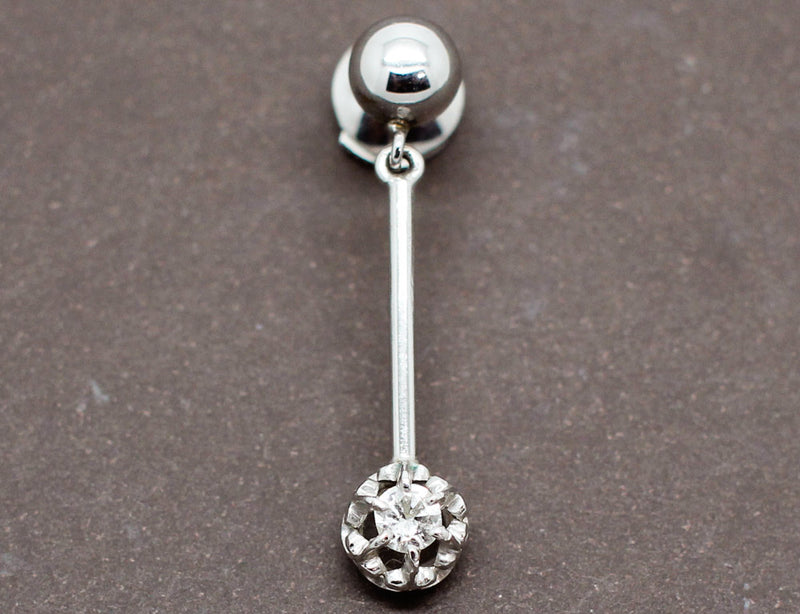 Boucles d'Oreilles Pendantes Diamants