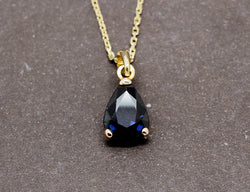 Pendentif Saphir Poire