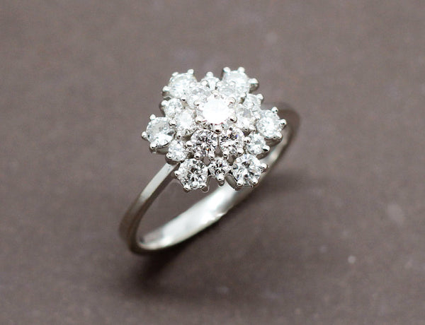 Bague Flocon de Neige de Diamants