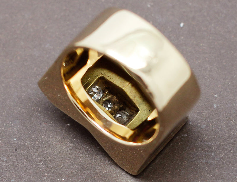 Bague Tank Diamants et Verneuils