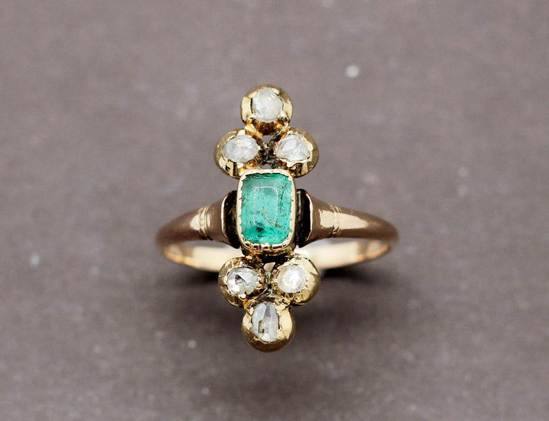 Bague Forme Marquise XIXe