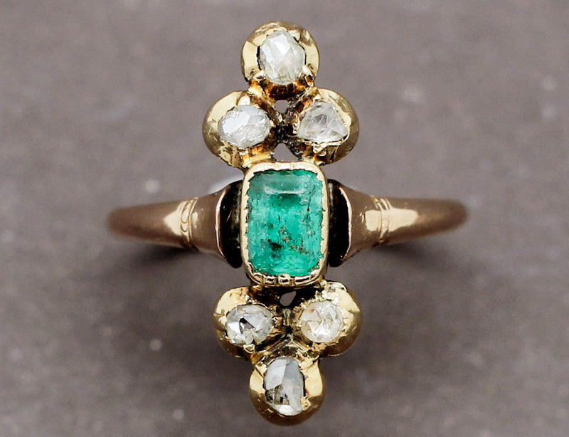 Bague Forme Marquise XIXe