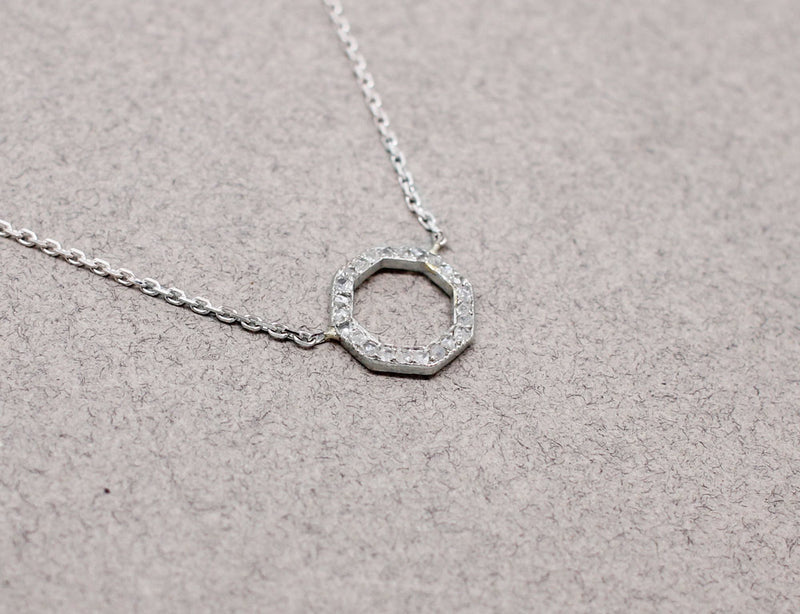 Pendentif Octogone Diamants