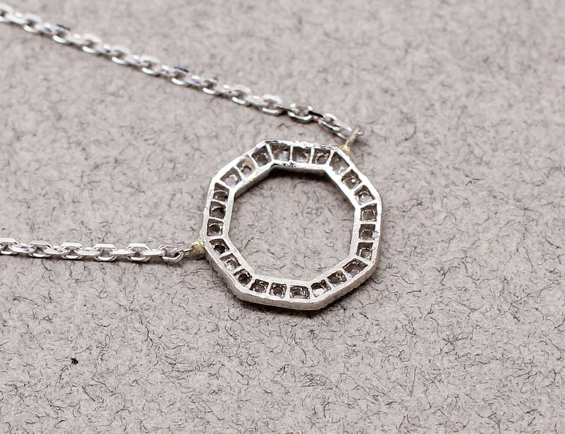 Pendentif Octogone Diamants