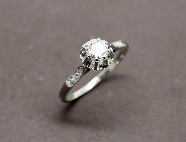 Solitaire Ancien Diamants