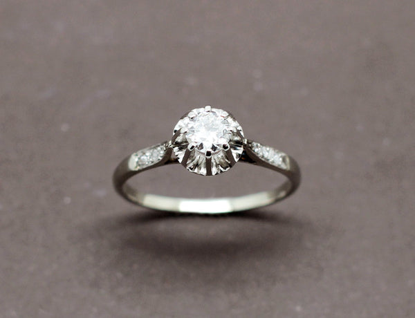 Solitaire Ancien Diamants