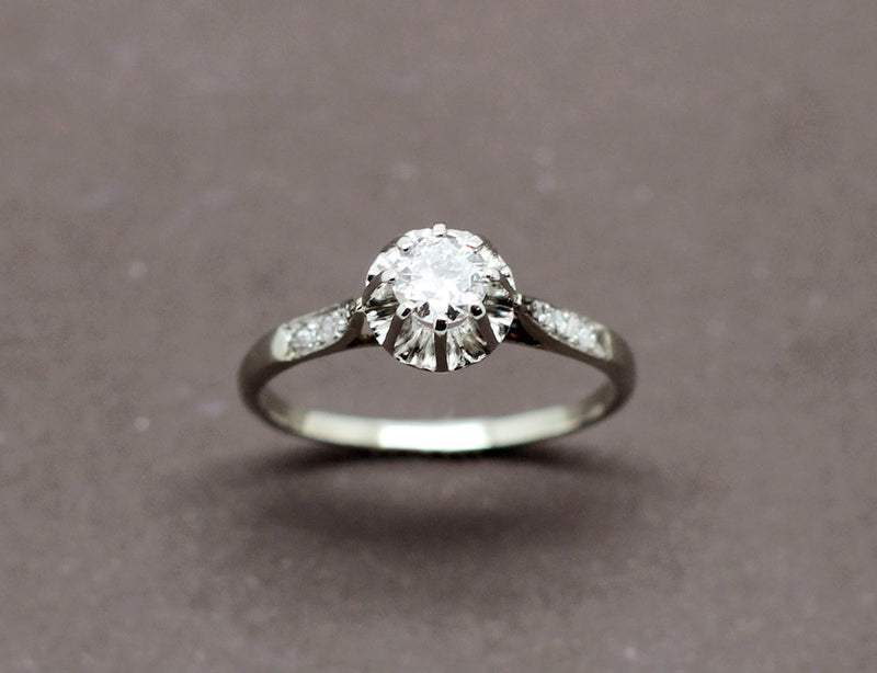 Solitaire Ancien Diamants