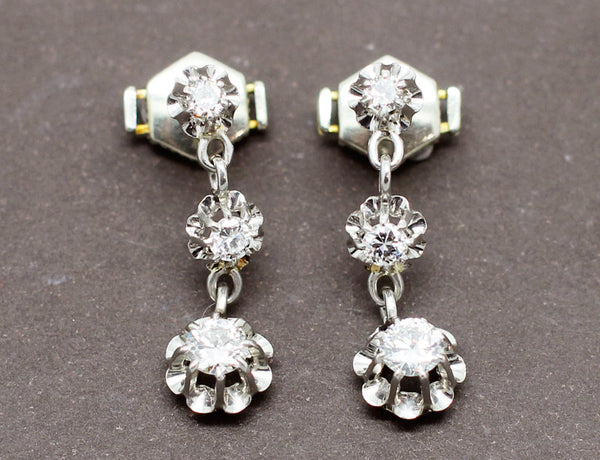 Boucles d'Oreilles Diamants