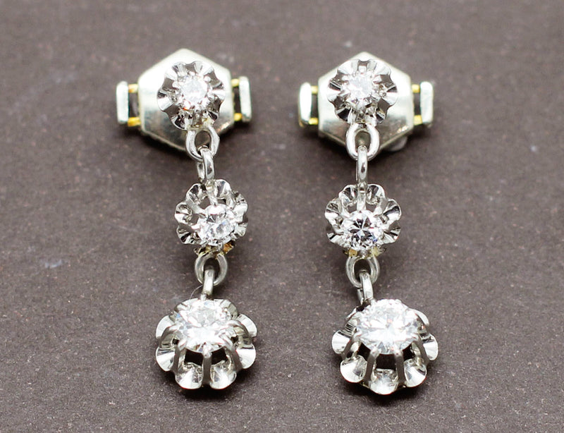 Boucles d'Oreilles Diamants