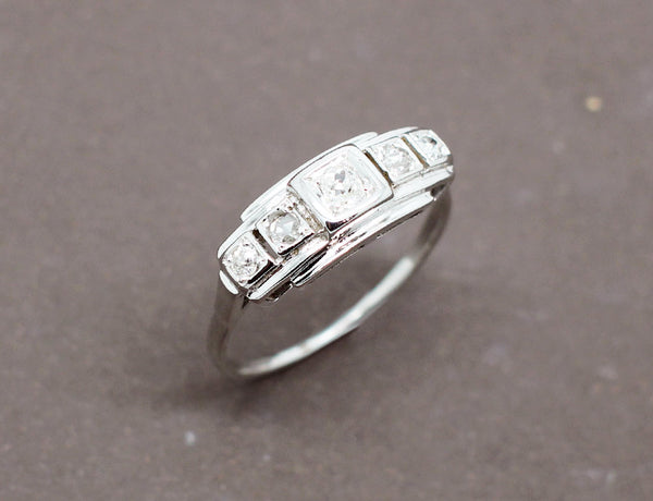 Bague Art Déco Diamants