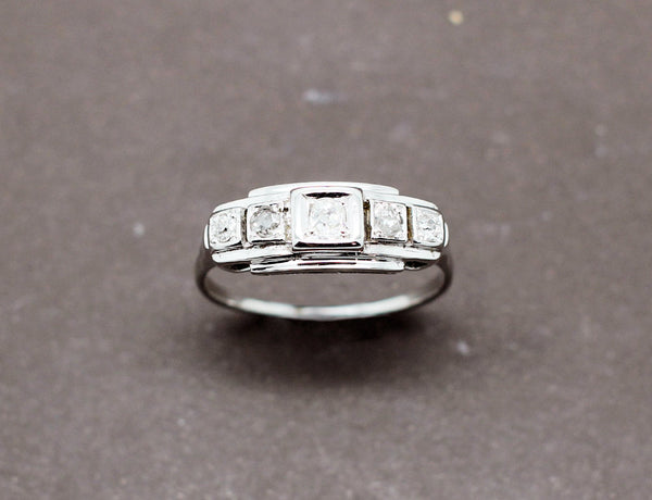 Bague Art Déco Diamants