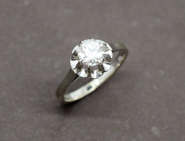 Solitaire Ancien Diamant