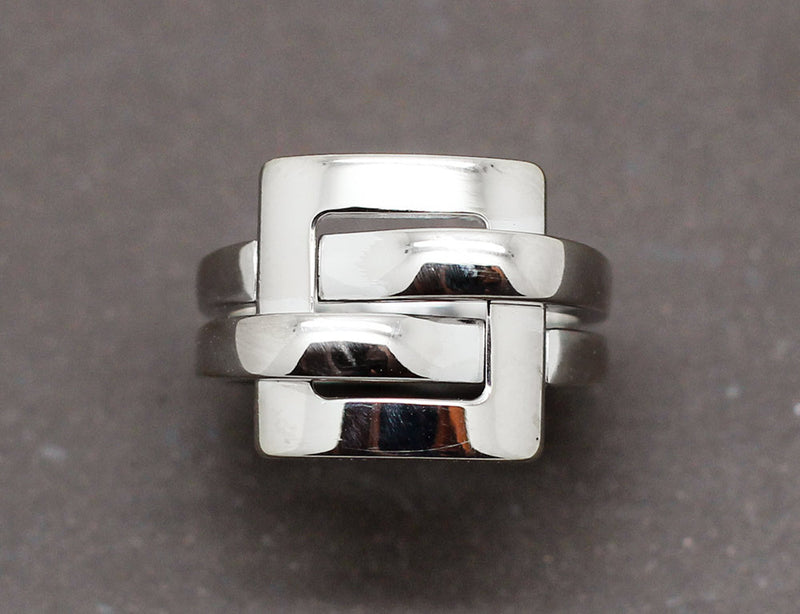 Bague Boucheron "Dechainee" Or Blanc