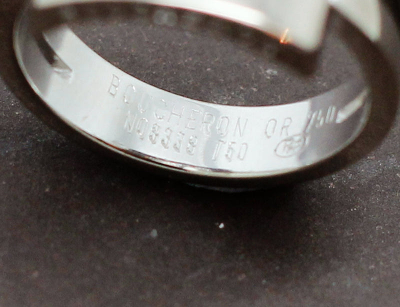 Bague Boucheron "Dechainee" Or Blanc