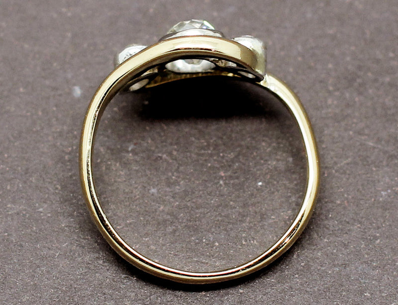 Bague Trilogie Façon Tourbillon Diamants