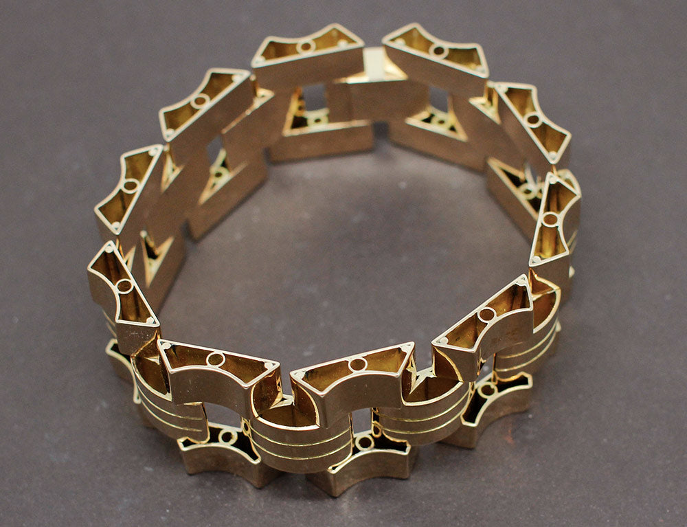 Bracelet Tank 1940 Or Jaune – Benoit Joaillier