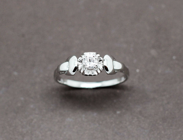 Solitaire Art Déco Diamant