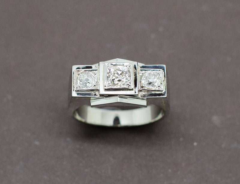 Bague Art Déco Diamants